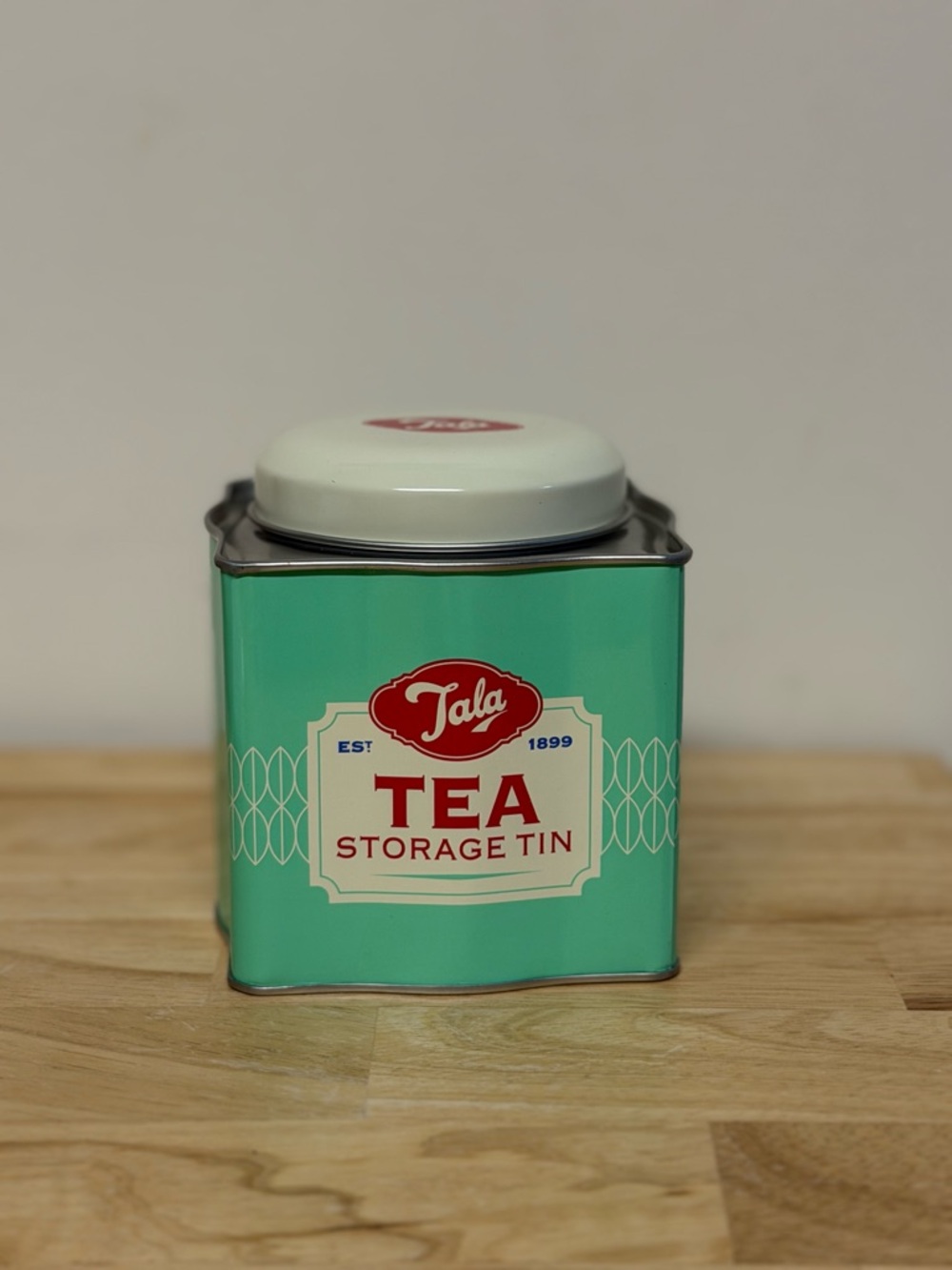 Tala Mint Green Tea Storage Tin with Secure Lid